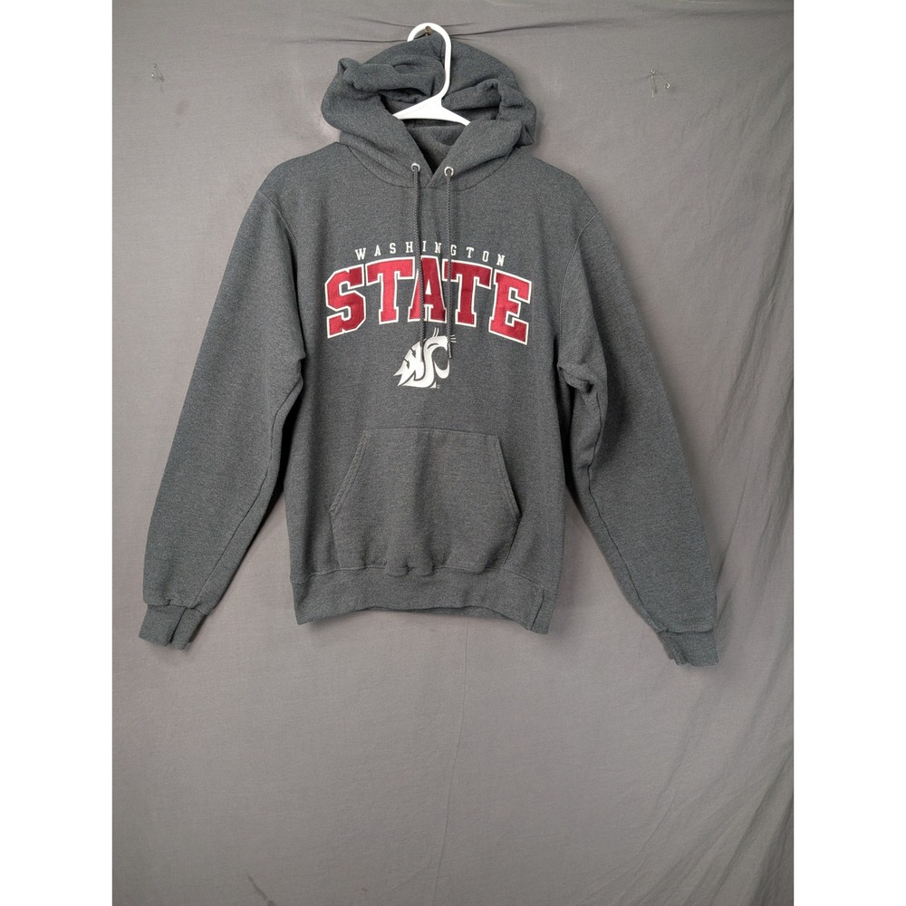Washington State Cougars Mens Gray Pullover Hoodie Sweatshirt‎ Size S